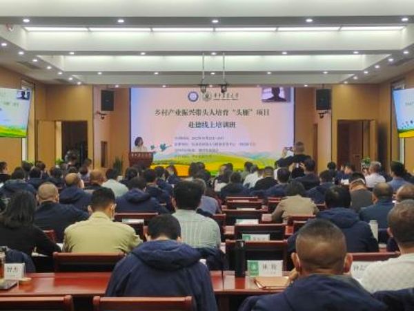 乡村产业振兴带头人培育‘头雁’项目顺利举办赴德线上培训1